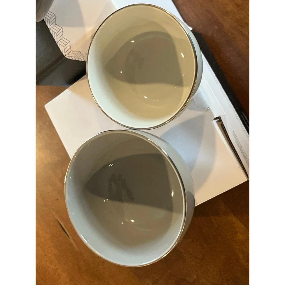 Ceramic nesting bowls Grays